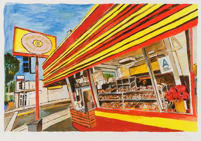 Donut Shop - Signed Print by Bob Dylan 2016 - MyArtBroker