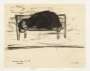 L S Lowry: Bloomsbury Square - Signed Print