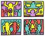 Keith Haring: Pop Shop Quad I - Signed Print