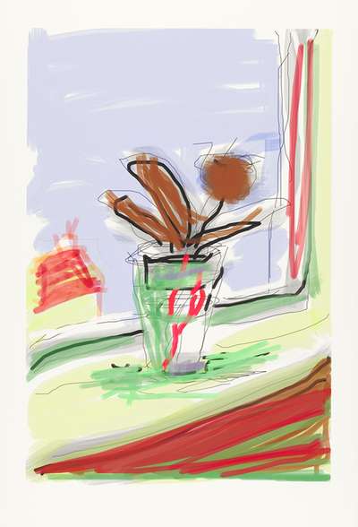 My Bedroom Window - Signed Print by David Hockney 2009 - MyArtBroker