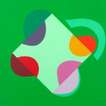 Development Of A Square Within A Square (green) - Signed Print