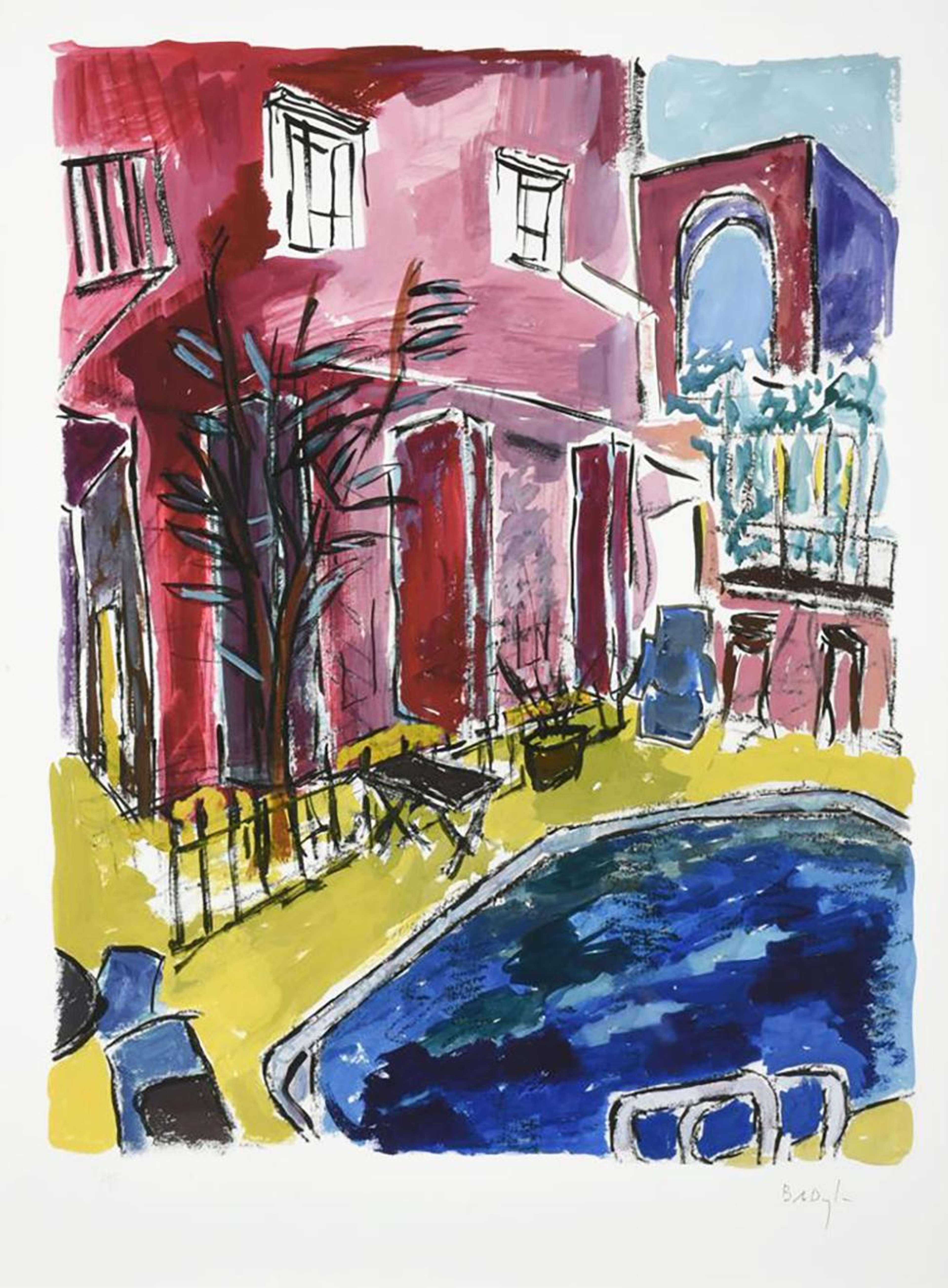 Motel Pool (2011) - Signed Print by Bob Dylan 2011 - MyArtBroker