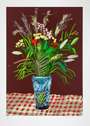 David Hockney: 27th February 2021, Tall Flowers In A Tall Vase - Signed Print