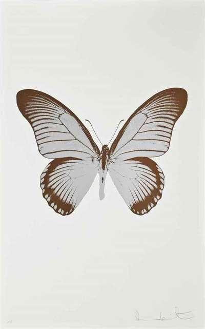 The Souls IV (silver gloss, chocolate) - Signed Print by Damien Hirst 2010 - MyArtBroker