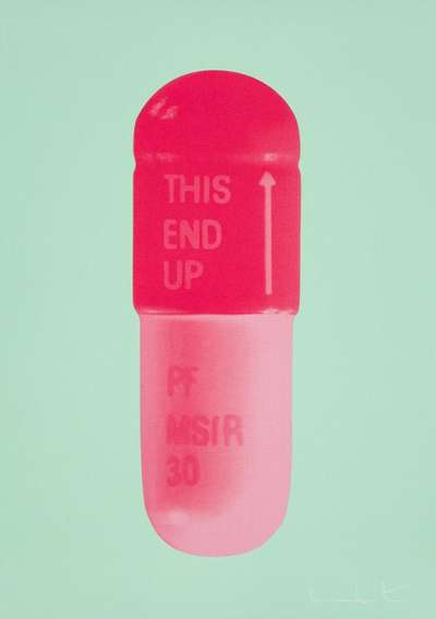 The Cure (mint green, desire, orchid pink) - Signed Print by Damien Hirst 2014 - MyArtBroker