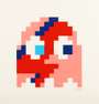 Invader: Aladdin Sane (pinky) - Signed Print