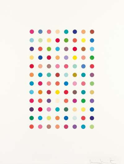 Xylene Cyanol Dye Solution - Signed Print by Damien Hirst 2005 - MyArtBroker