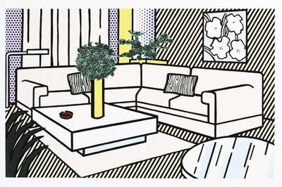 Yellow Vase - Signed Print by Roy Lichtenstein 1990 - MyArtBroker