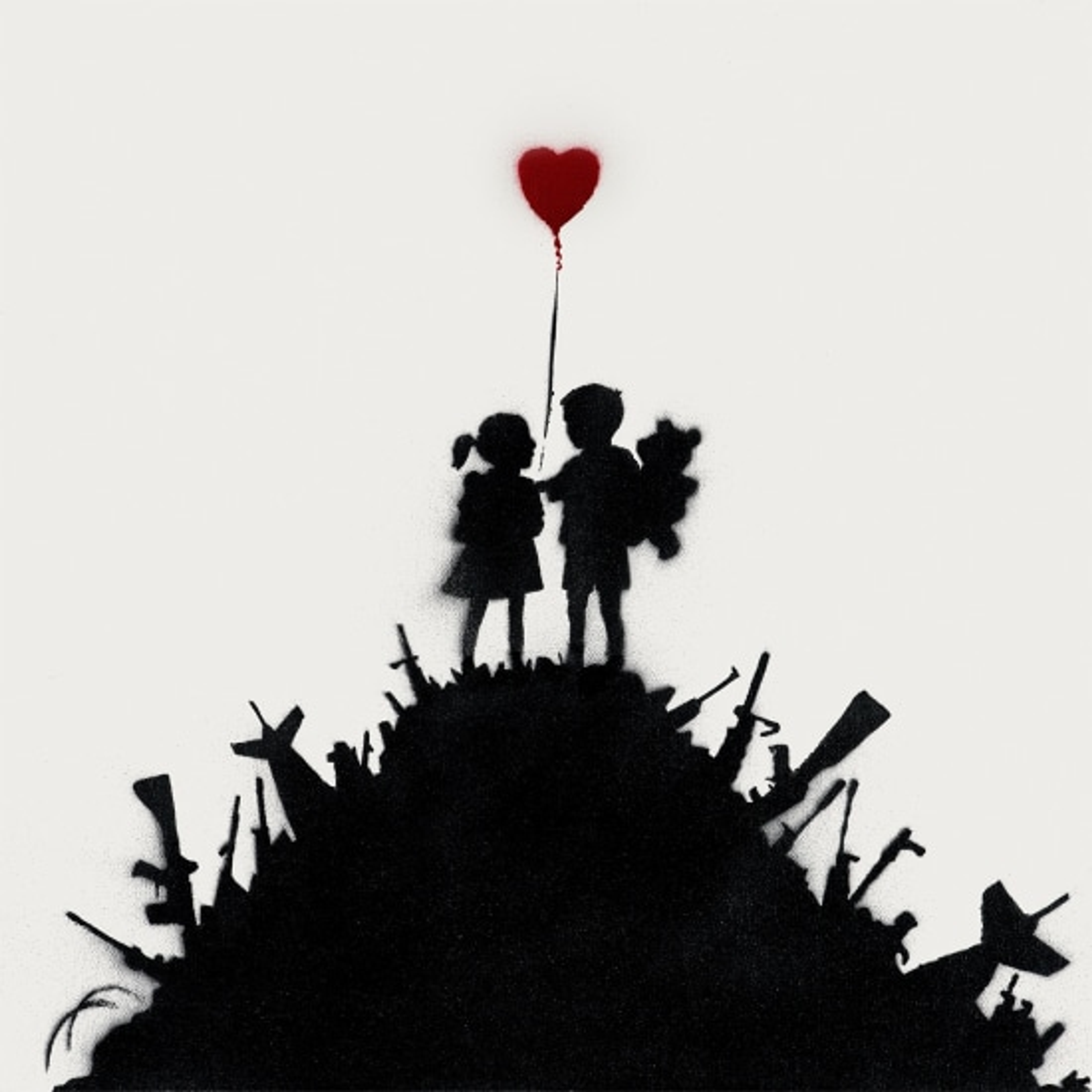 Kids On Guns par Banksy - Phillips