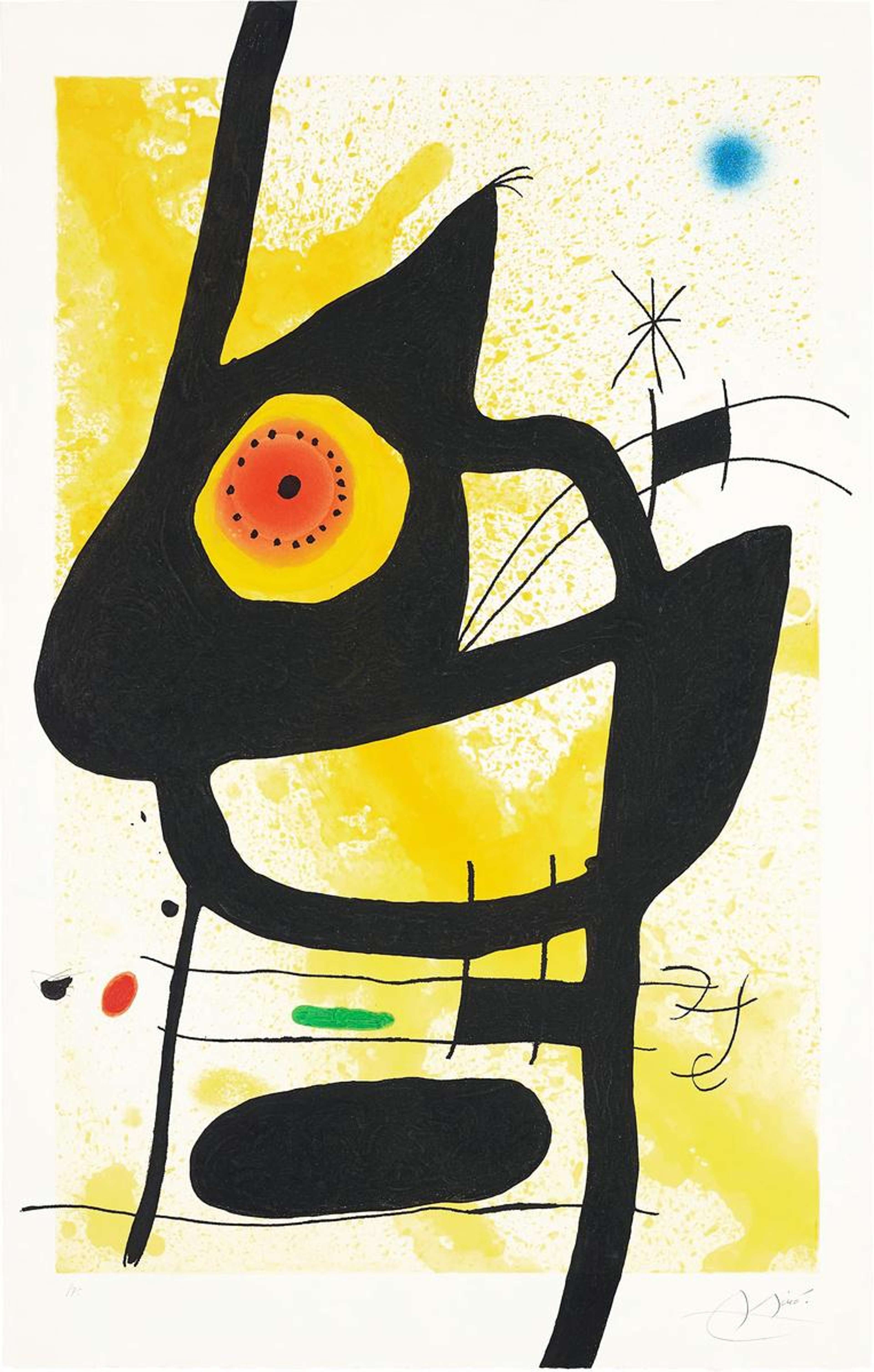 La Femme Des Sables - Signed Print by Joan Miro 1969 - MyArtBroker