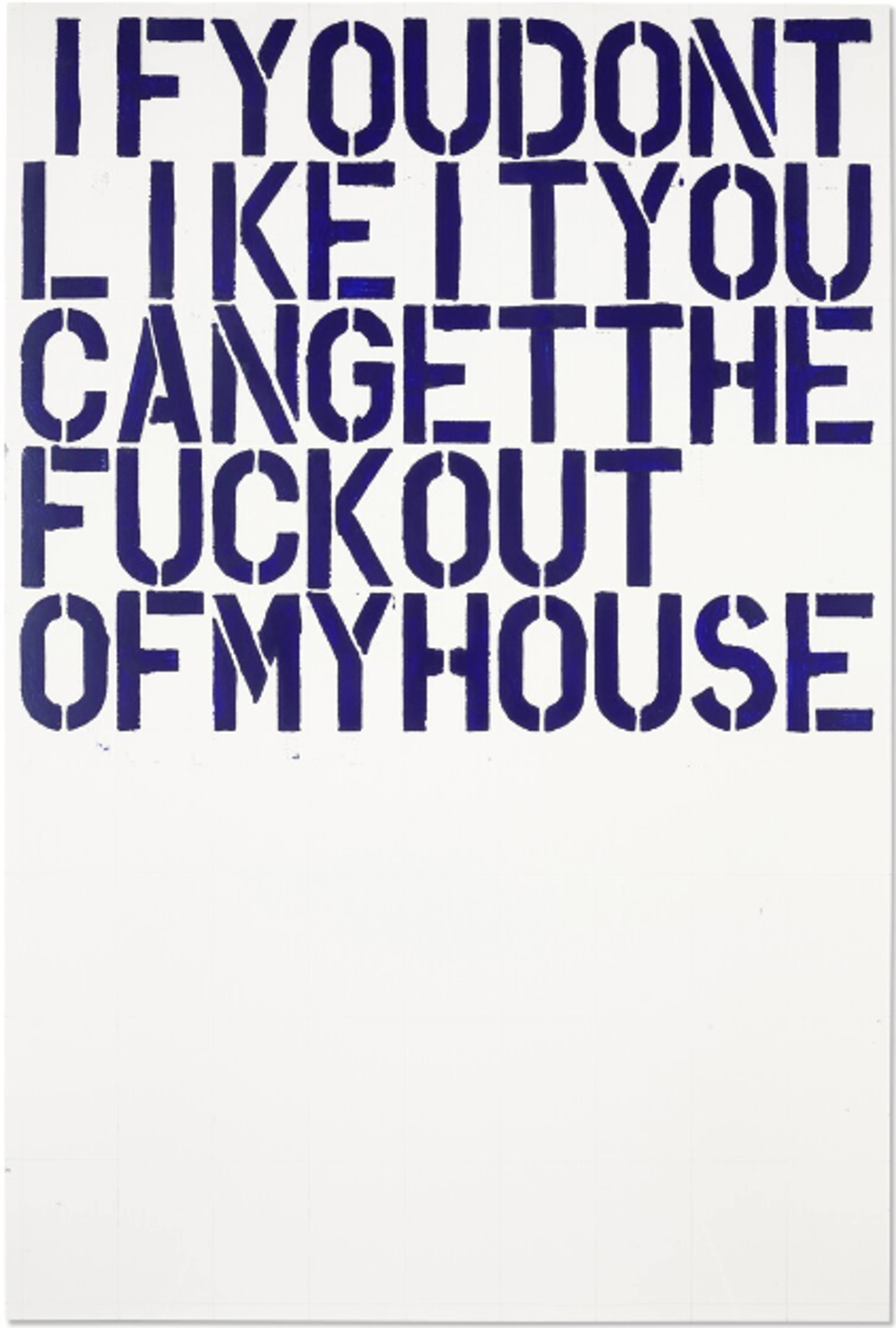 Untitled de Christopher Wool – Sotheby's 2024
