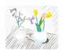 David Hockney: White Porcelain - Signed Print