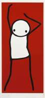 Stik: Dancer (red) - Signed Print