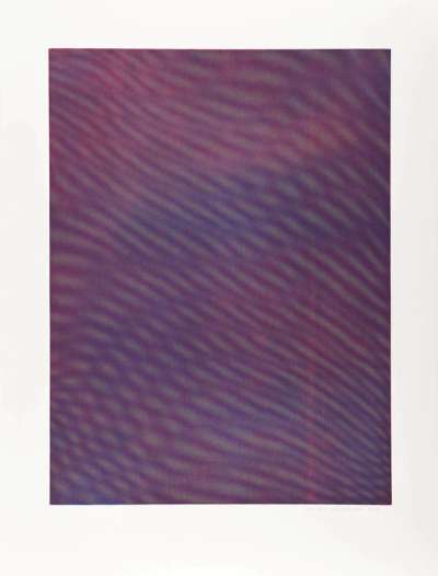 Mesh Moire VI - Signed Print by Tauba Auerbach 2012 - MyArtBroker