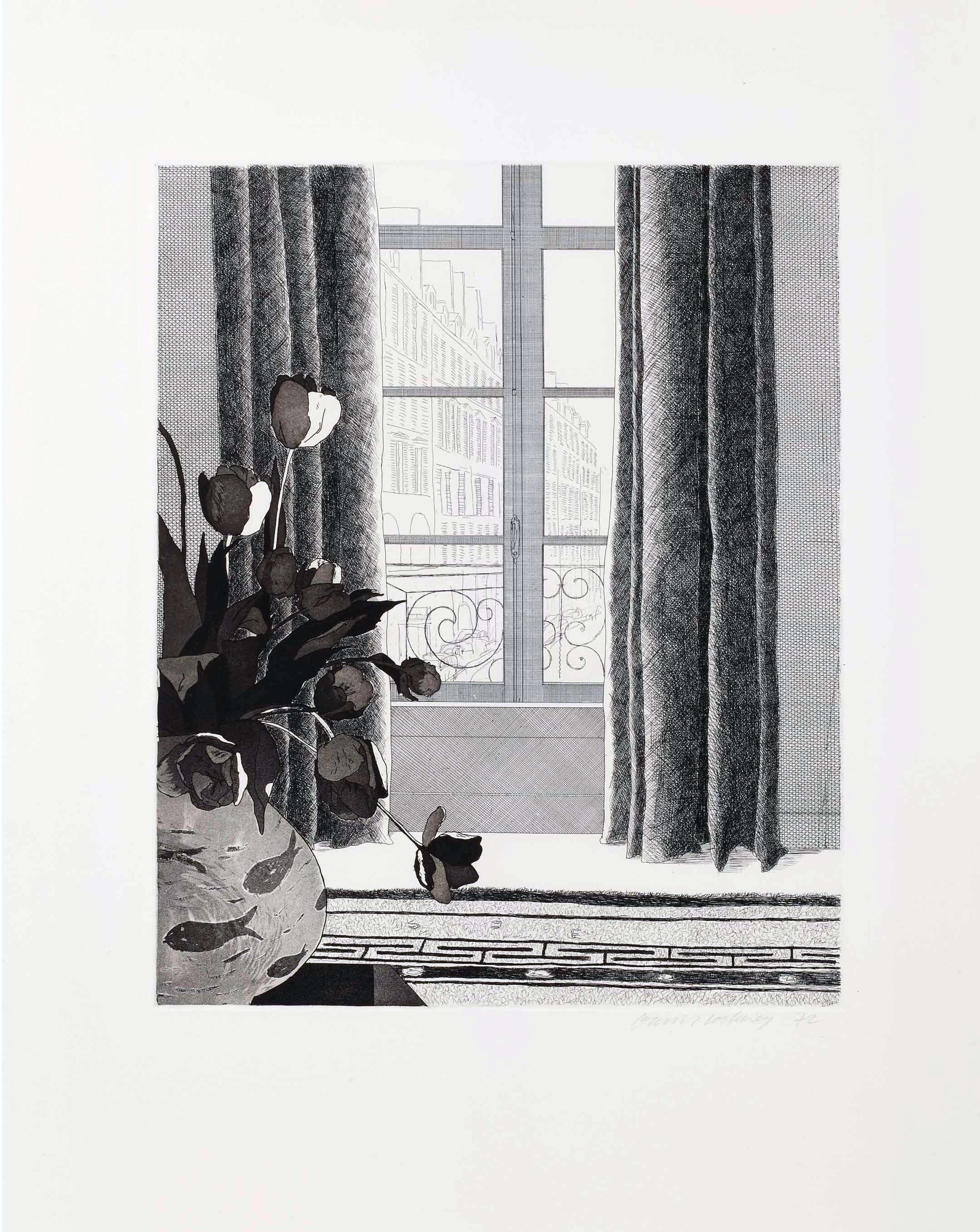 Rue De Seine - Signed Print by David Hockney 1972 - MyArtBroker