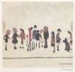 Group Of Children - Signed Print