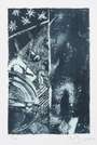 Jasper Johns: Summer (Blue) (ULAE 254) - Signed Print
