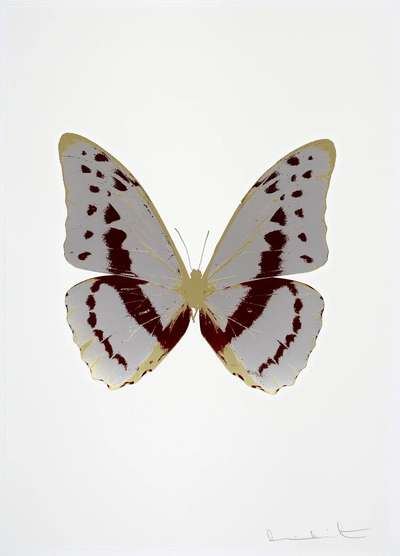 The Souls III (silver gloss, burgundy, cool gold) - Signed Print by Damien Hirst 2010 - MyArtBroker