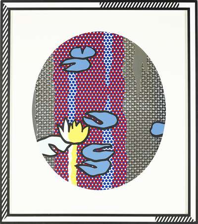 Water Lilies – Blue Lily Pads - Signed Print by Roy Lichtenstein 1992 - MyArtBroker