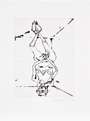 Georg Baselitz: Spielt Die Musik (Black) - Signed Print