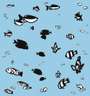 Julian Opie: We Swam Amongst The Fishes 2 - Signed Print