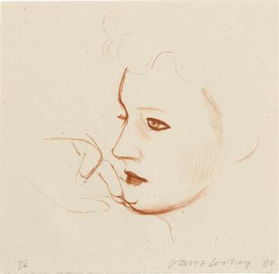 Celia Looks - Signed Print by David Hockney 1980 - MyArtBroker