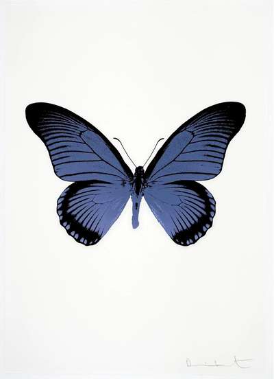 The Souls IV (cornflower blue, raven black) - Signed Print by Damien Hirst 2010 - MyArtBroker