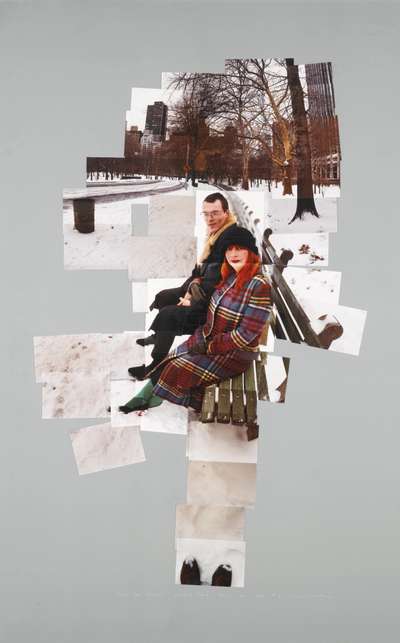 Anne And David, Central Park, N.Y. Dec - Signed Print by David Hockney 1982 - MyArtBroker