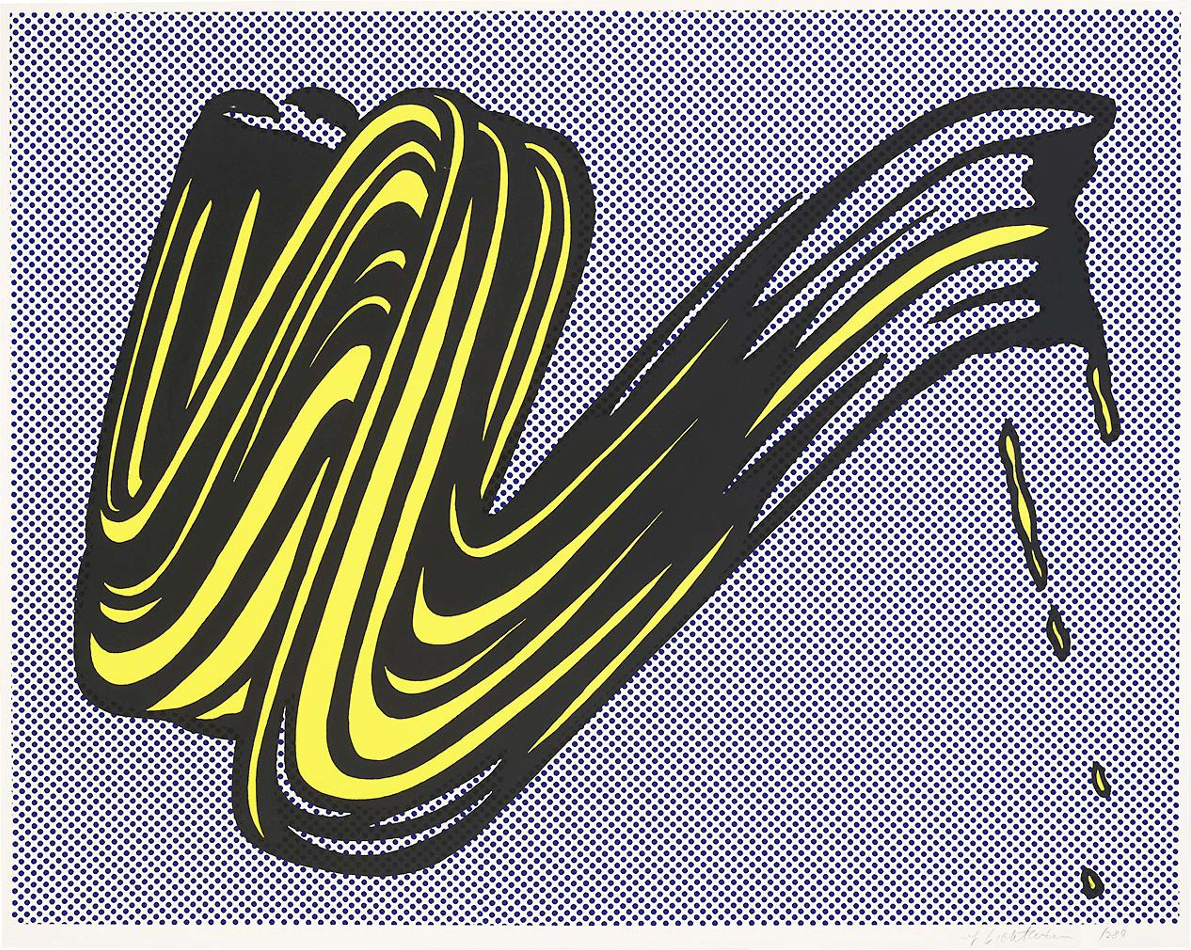 Coup de pinceau de Roy Lichtenstein