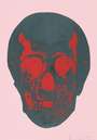 Damien Hirst: Till Death Do Us Part (candy floss pink, racing green, pigment red) - Signed Print