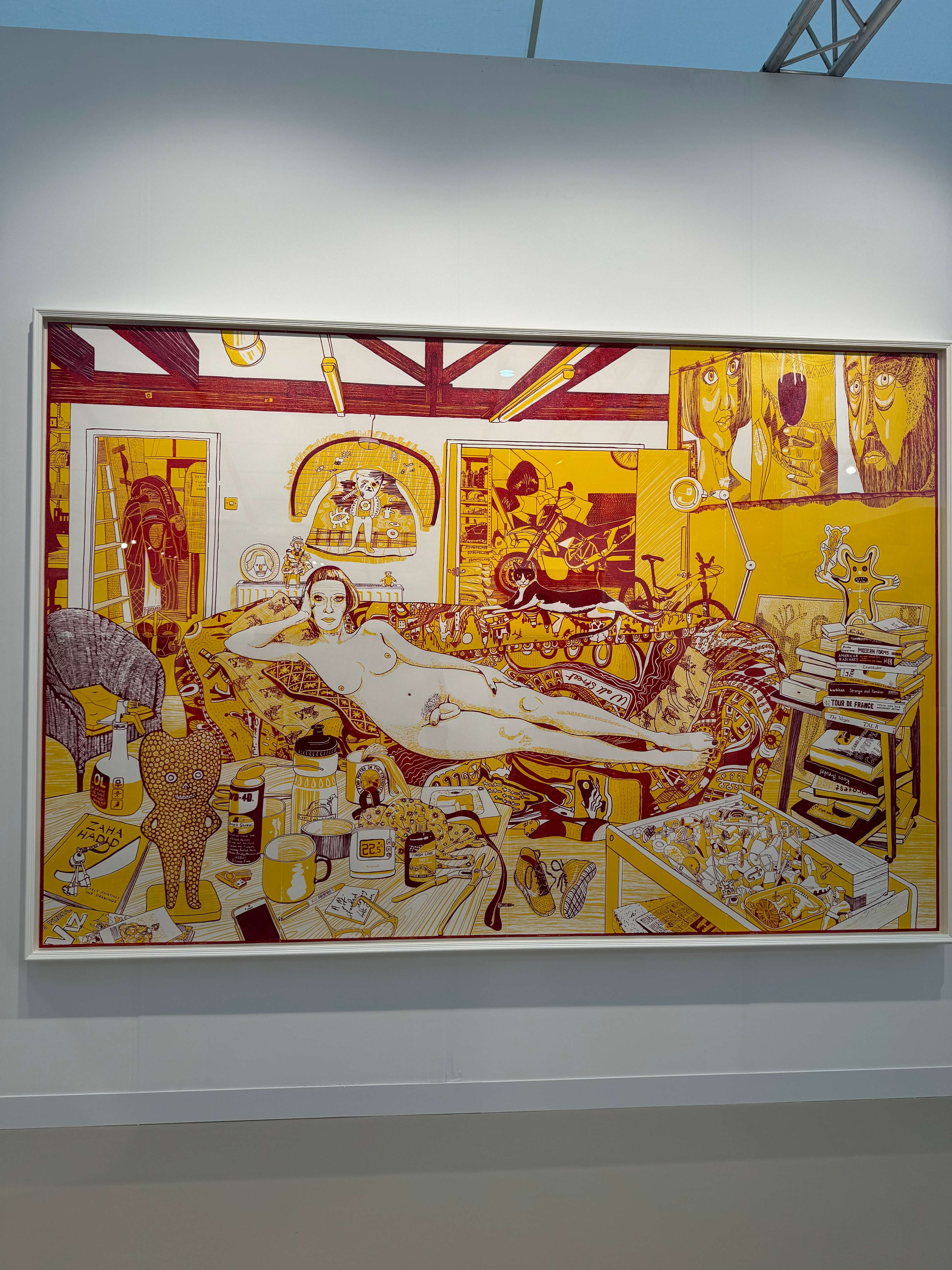 "Reclining Artist" par Grayson Perry