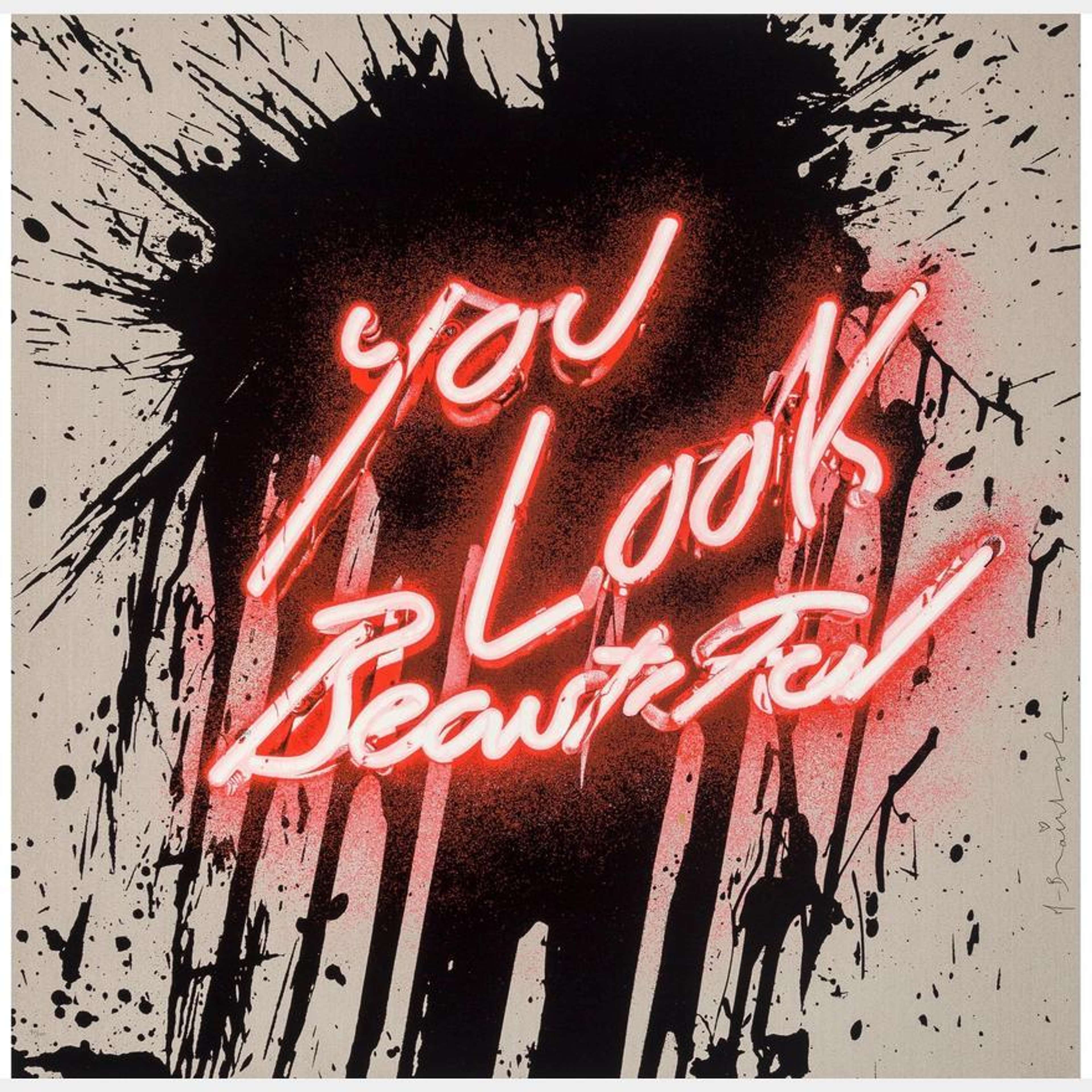 You Look Beautiful - Signed Print by Mr Brainwash 2018 - MyArtBroker