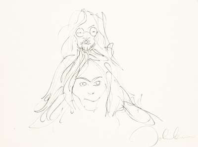 John And Yoko (Bag One) - Signed Print by John Lennon 1970 - MyArtBroker