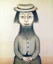Woman With Beard - Signed Print