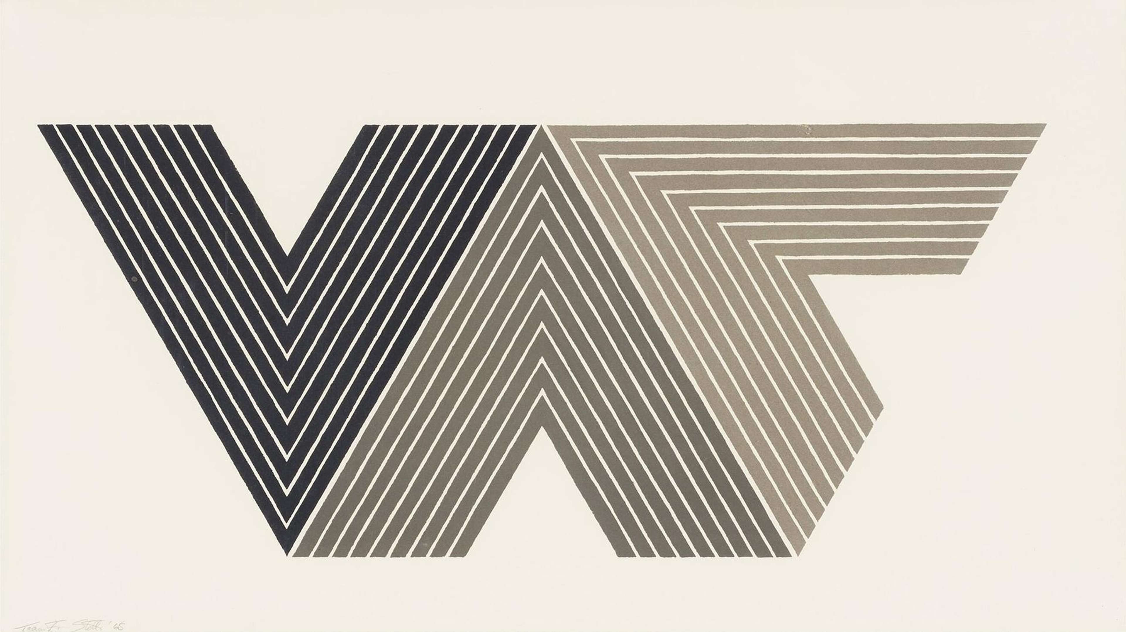 Quathlamba I - Signed Print by Frank Stella 1968 - MyArtBroker