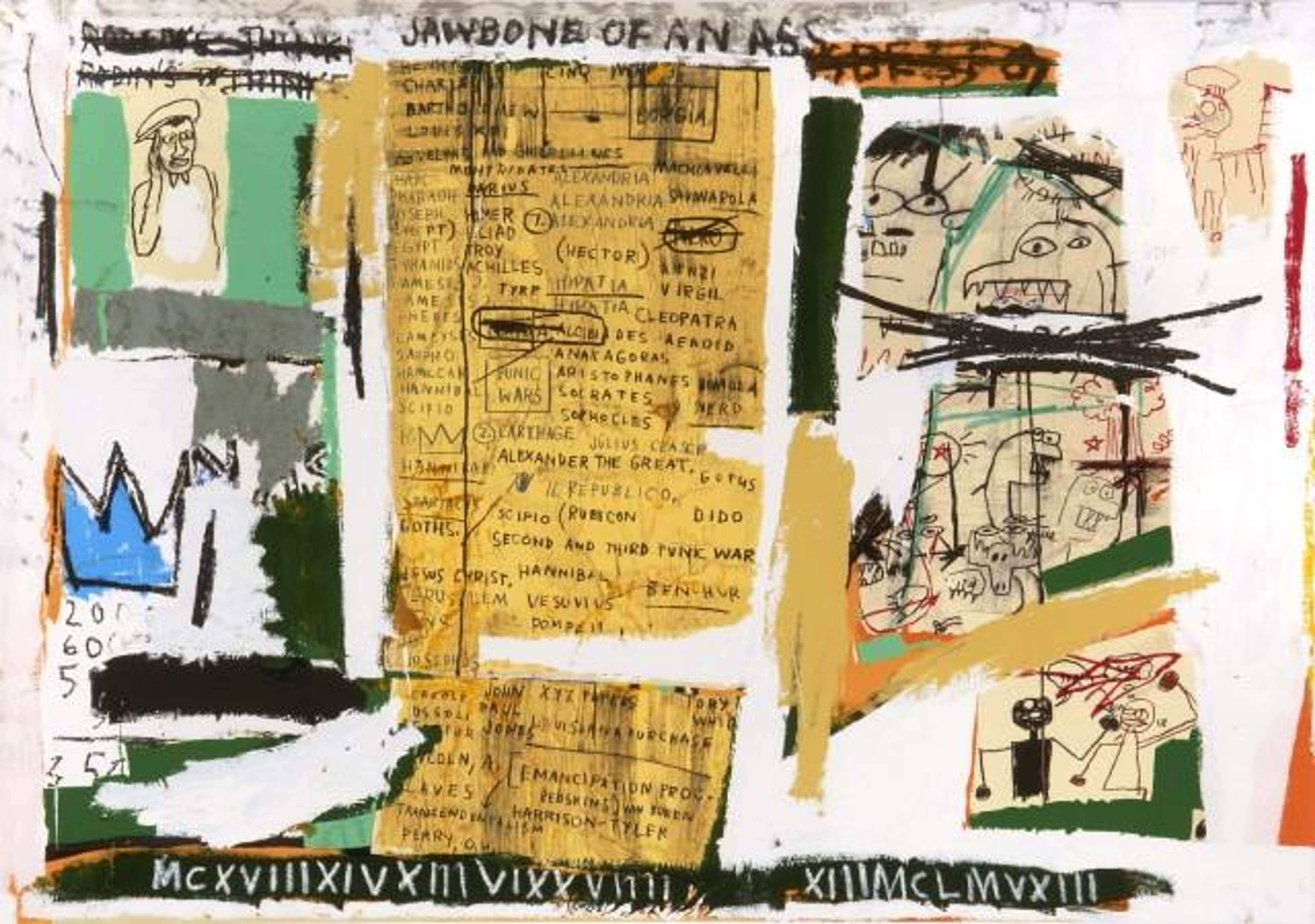 10 faits à savoir sur « Jawbone Of An Ass » de Jean-Michel Basquiat