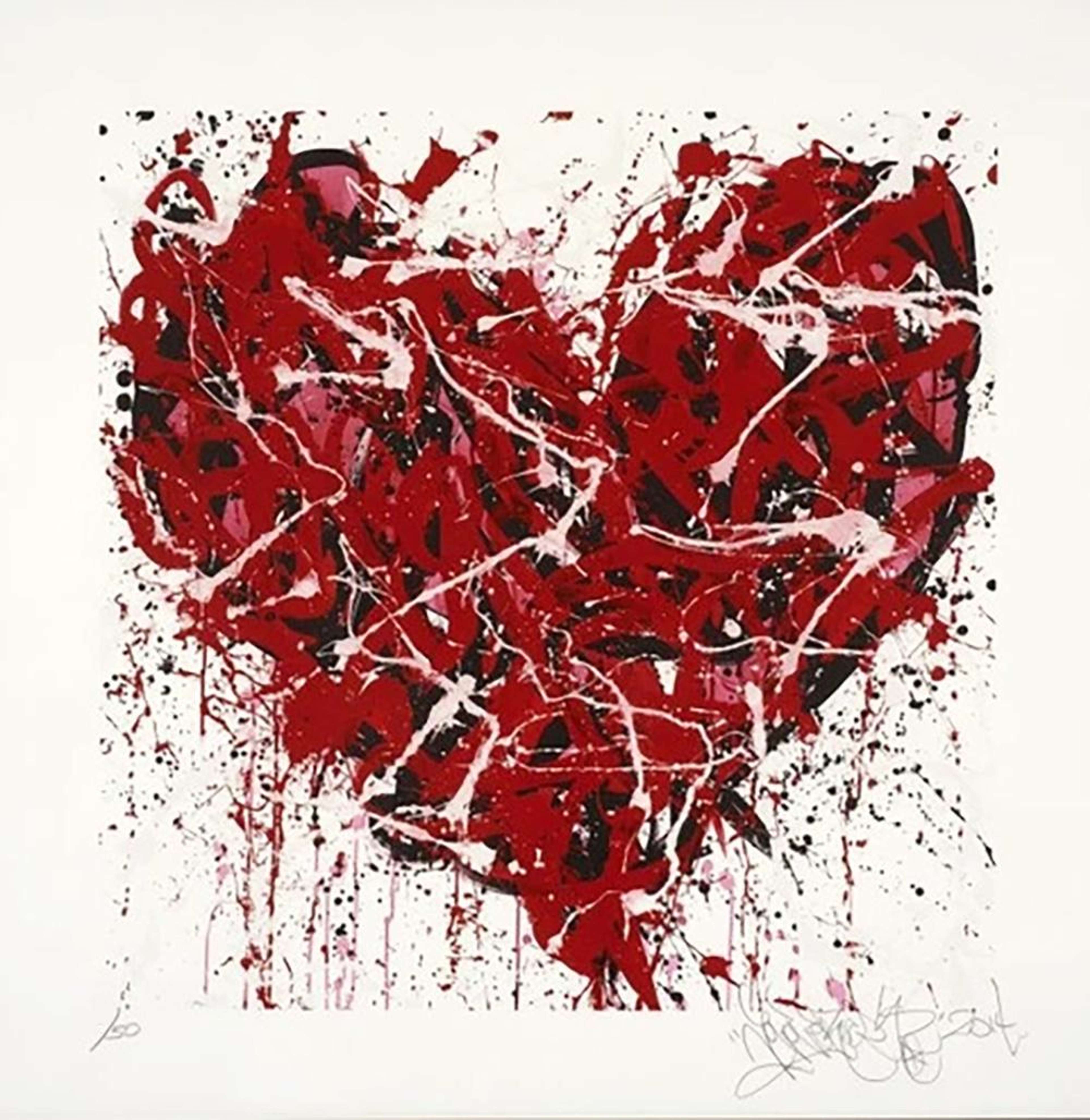 Have A Heart - Signed Print by JonOne 2014 - MyArtBroker