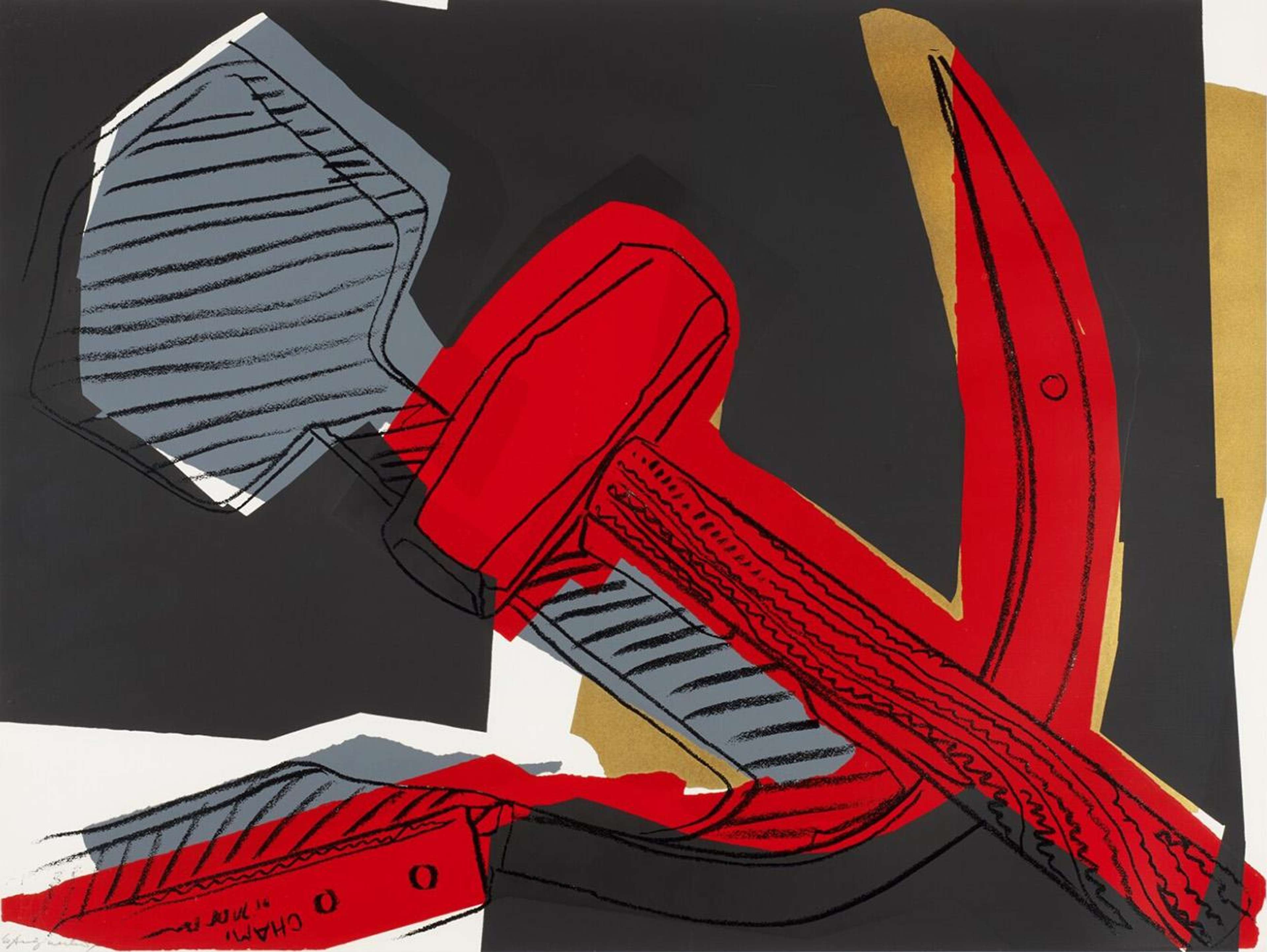 Hammer And Sickle (F. & S. II.64) by Andy Warhol