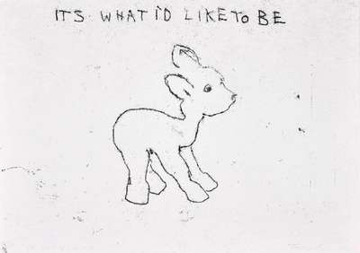 It's What I'd Like To Be - Signed Print by Tracey Emin 1998 - MyArtBroker