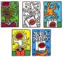 Keith Haring: Lucky Strike (complete set) - Signed Print