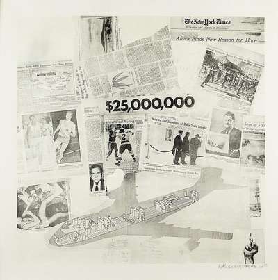 Features IX - Signed Print by Robert Rauschenberg 1970 - MyArtBroker