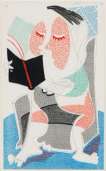 Man Reading Stendahl - Signed Print