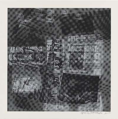 Surface XVI - Signed Print by Robert Rauschenberg 1970 - MyArtBroker