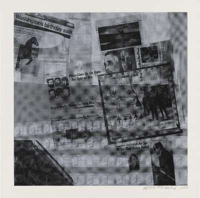 Surface XI - Signed Print by Robert Rauschenberg 1970 - MyArtBroker