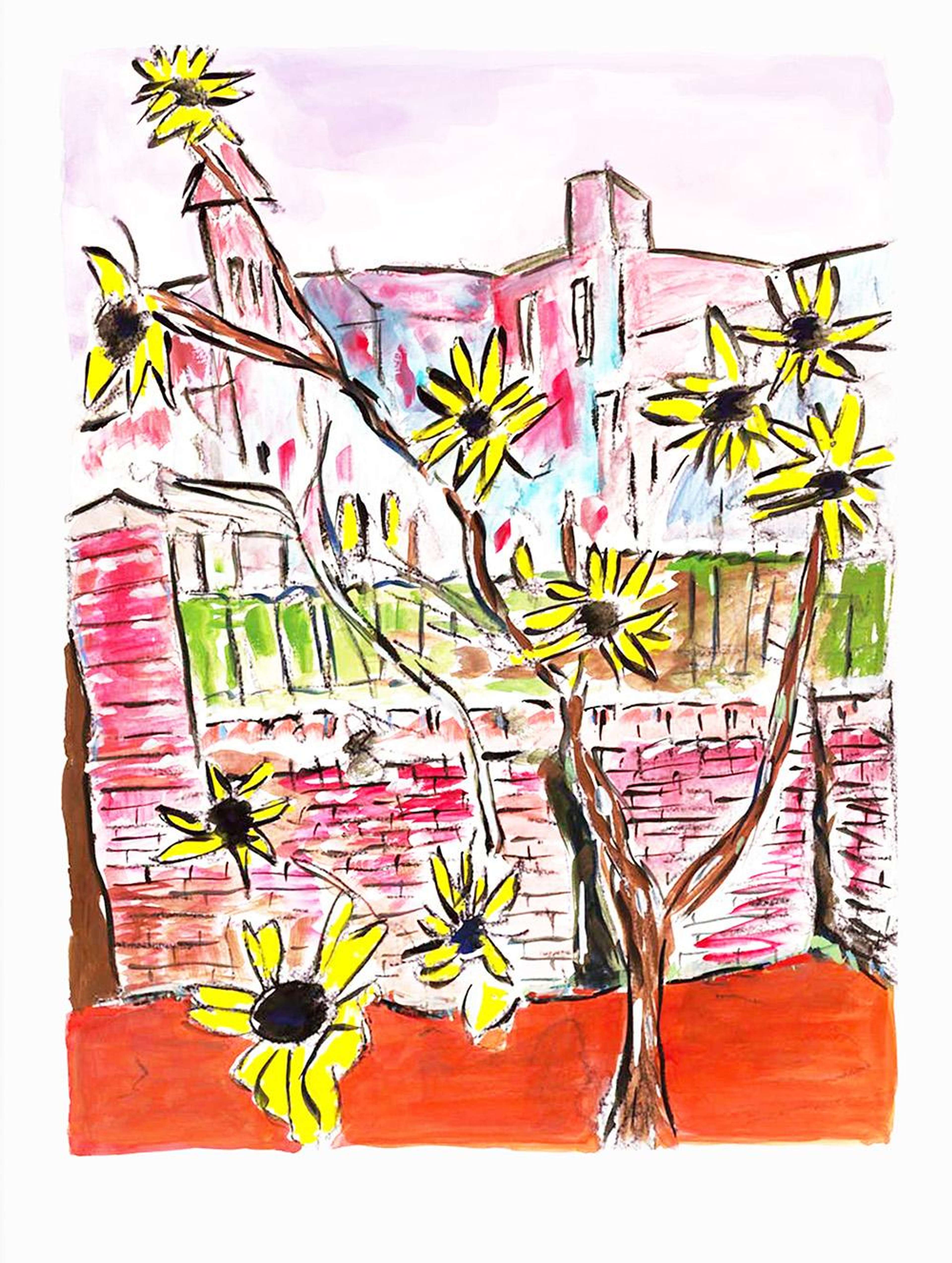 Sunflowers (2009) - Signed Print by Bob Dylan 2020 - MyArtBroker
