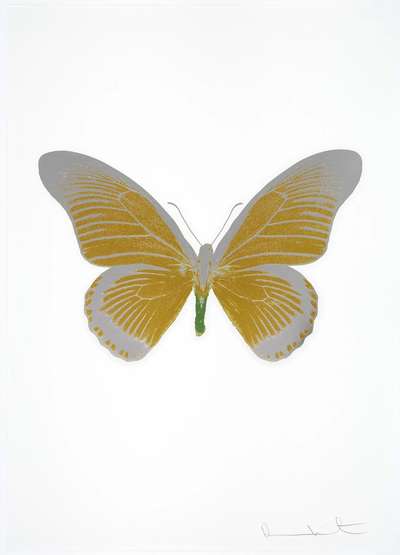 The Souls IV (oriental gold, silver gloss, leaf green) - Signed Print by Damien Hirst 2010 - MyArtBroker