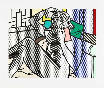 Nude Reading - Signed Print by Roy Lichtenstein 1994 - MyArtBroker