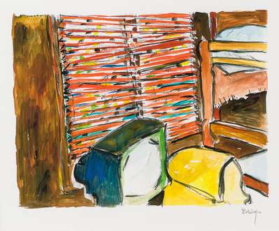 Lakeside Cabin - Signed Print by Bob Dylan 2008 - MyArtBroker