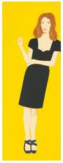 Alex Katz: Black Dress (Cecily) - Signed Print