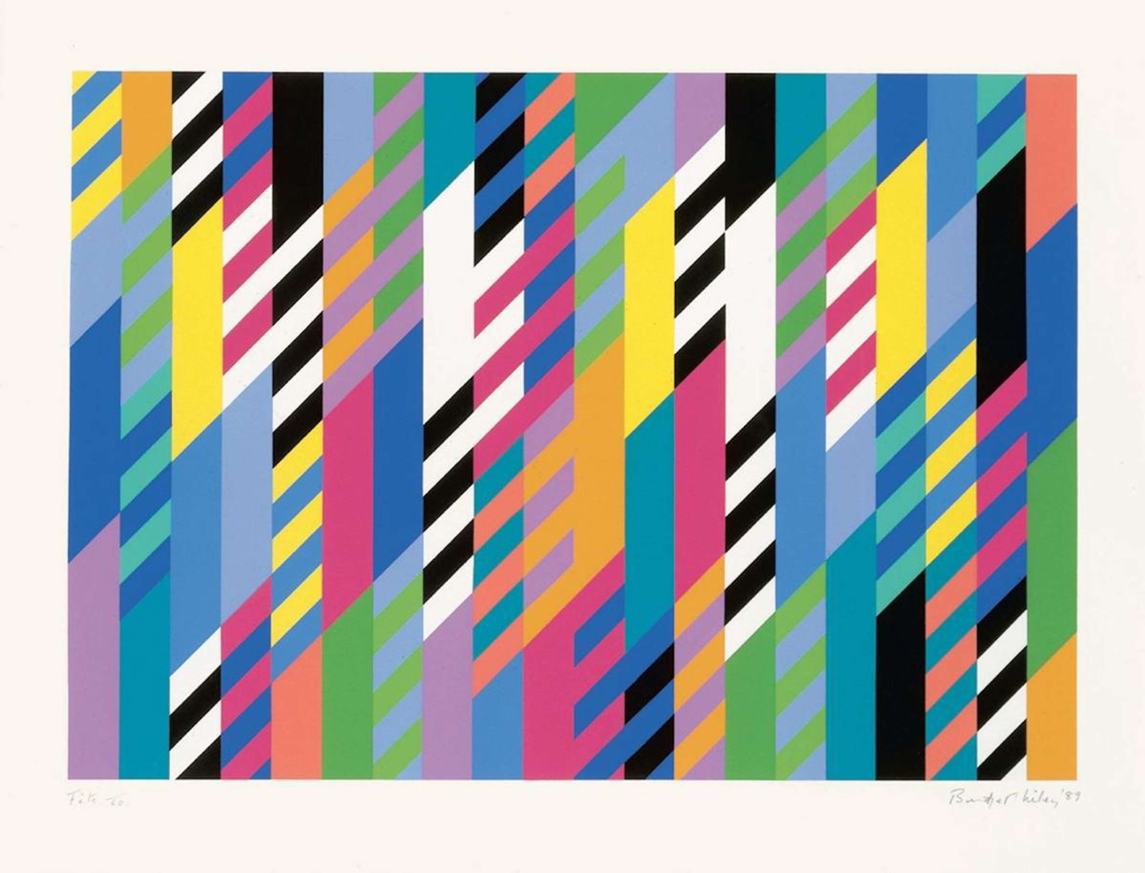 Expositions de Bridget Riley : Optique et Ondulations